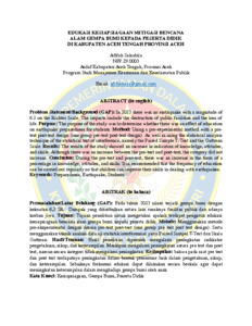 EDUKASI KESIAPSIAGAAN MITIGASI BENCANA ALAM GEMPA BUMI KEPADA PESERTA